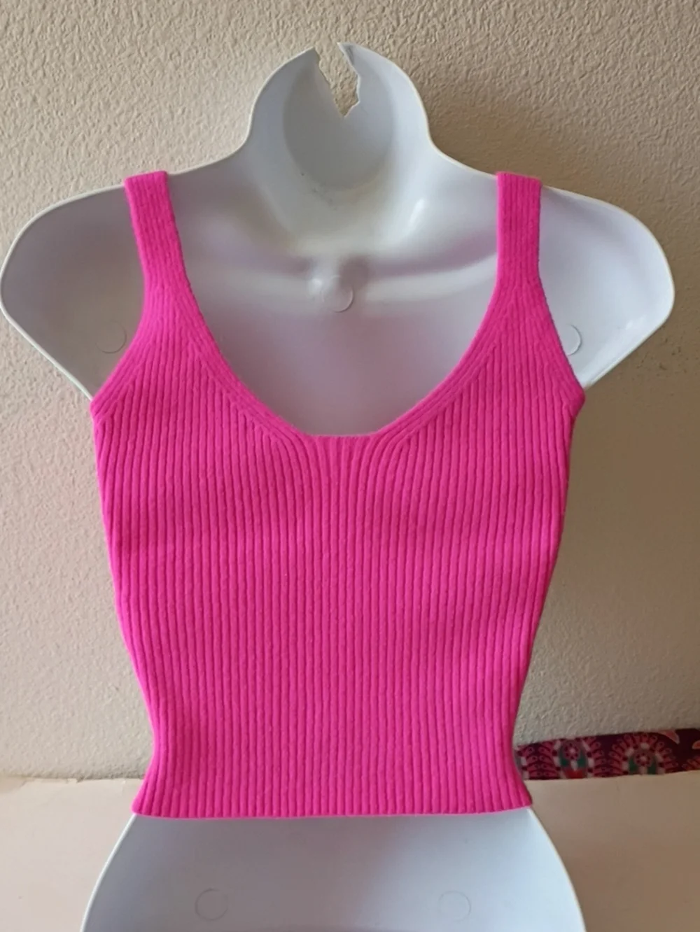 J. Crew Cashmere Rib Knit Cropped Sweater-Tank Top sz S